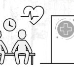 Manual de supervivencia para ir al médico sin perder la paciencia Persona sentada en la sala de espera de un centro de salud esperando su turno con resignación